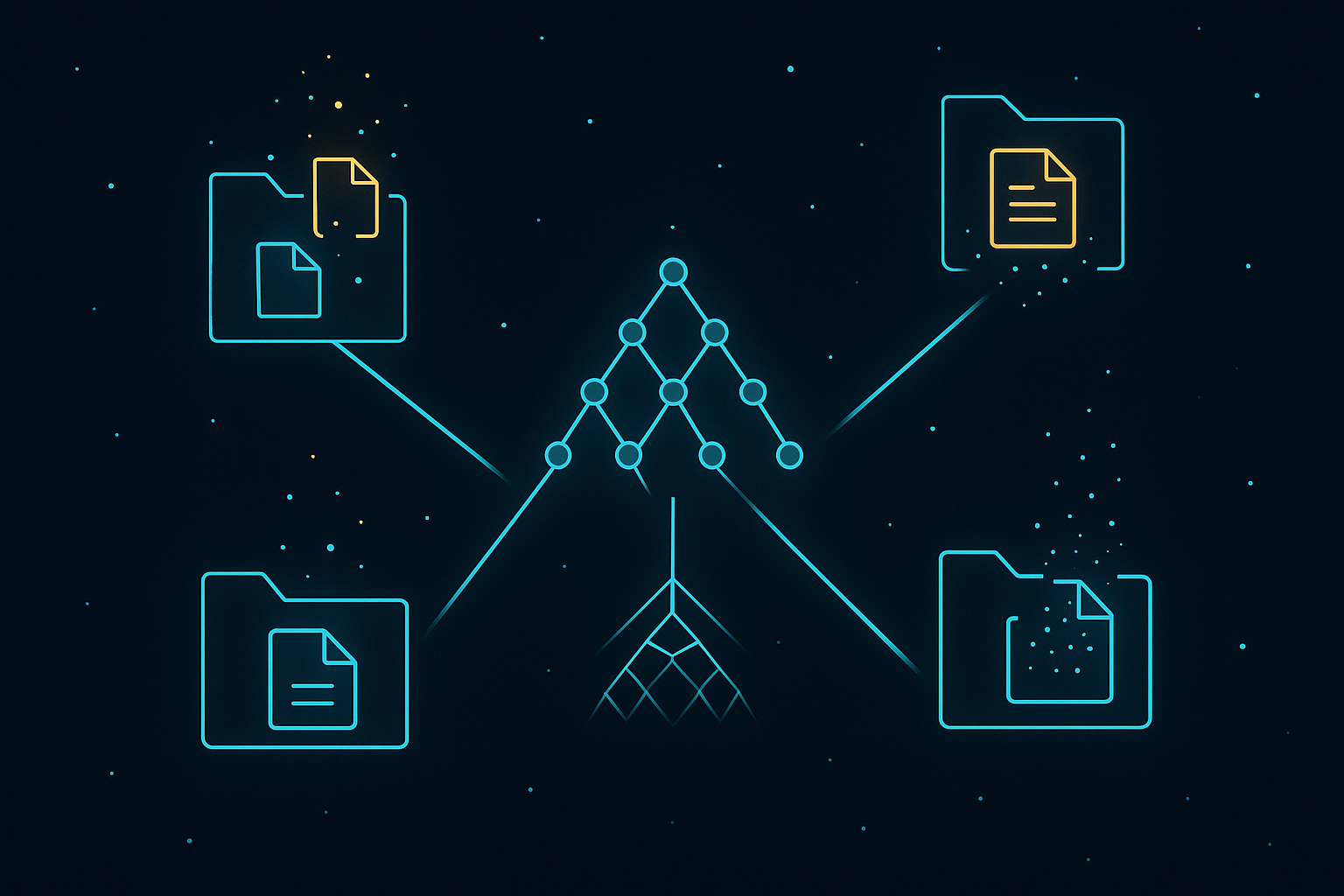 Decentralized filesystem navigation and operations