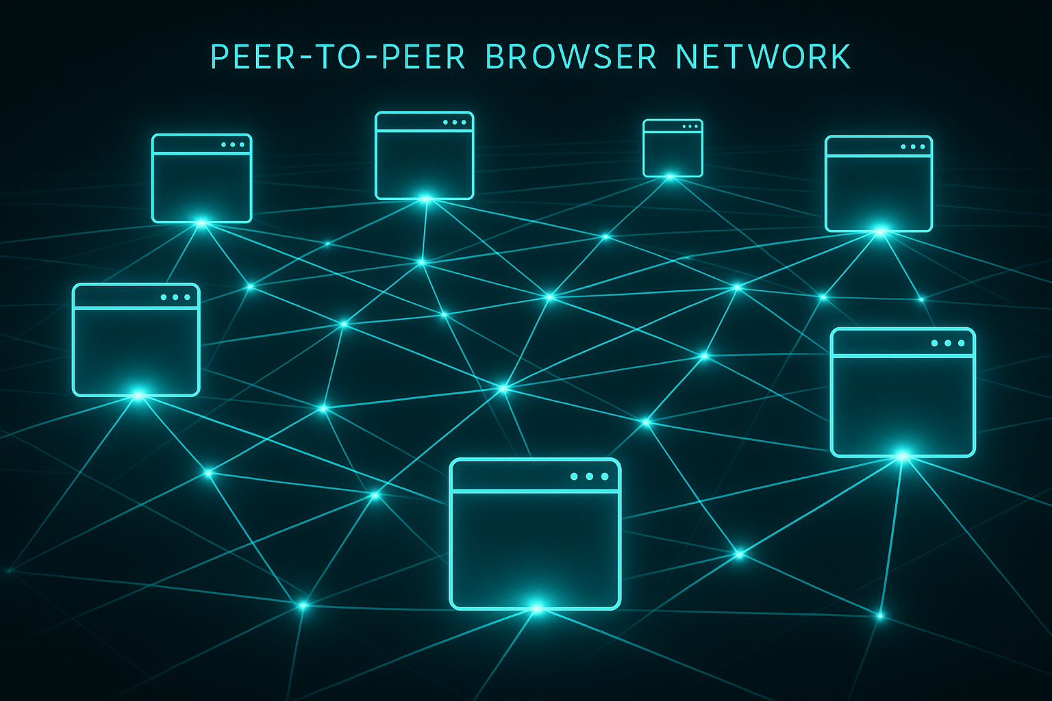 WebRTC swarm mesh network